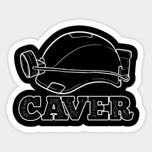 Caver Caving Cave Speleology Sticker